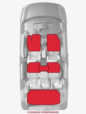 ЭВА коврики «Queen Lux» комплект для Honda Shuttle (1G)